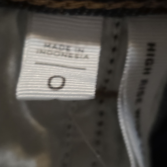 Loft Outlet High Rise Wide Leg Crop Jeans In Dark Wash Size 0 - Picture 12 of 12